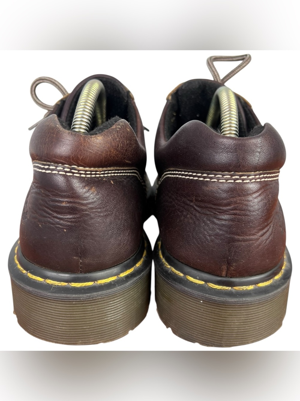 Dr. Martens Oxfords Chunky Low Top Brown Leather Shoes (8A79) AW004 Men’s Sz 12 - Picture 5 of 8